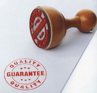 Certificato e la garanzia e marchiatura CE